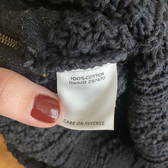 Tunic cable knit fisherman sweater - Picture 7 of 9